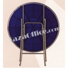 Foldable Round Plastic Table (Diameter 3 ft)